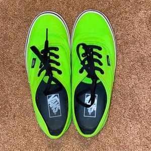 Neon Green Vans
